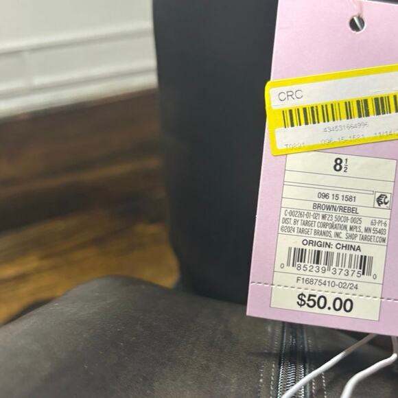 Wild Fable Tall Brown Buckle Boots Size 8.5 - Picture 5 of 7